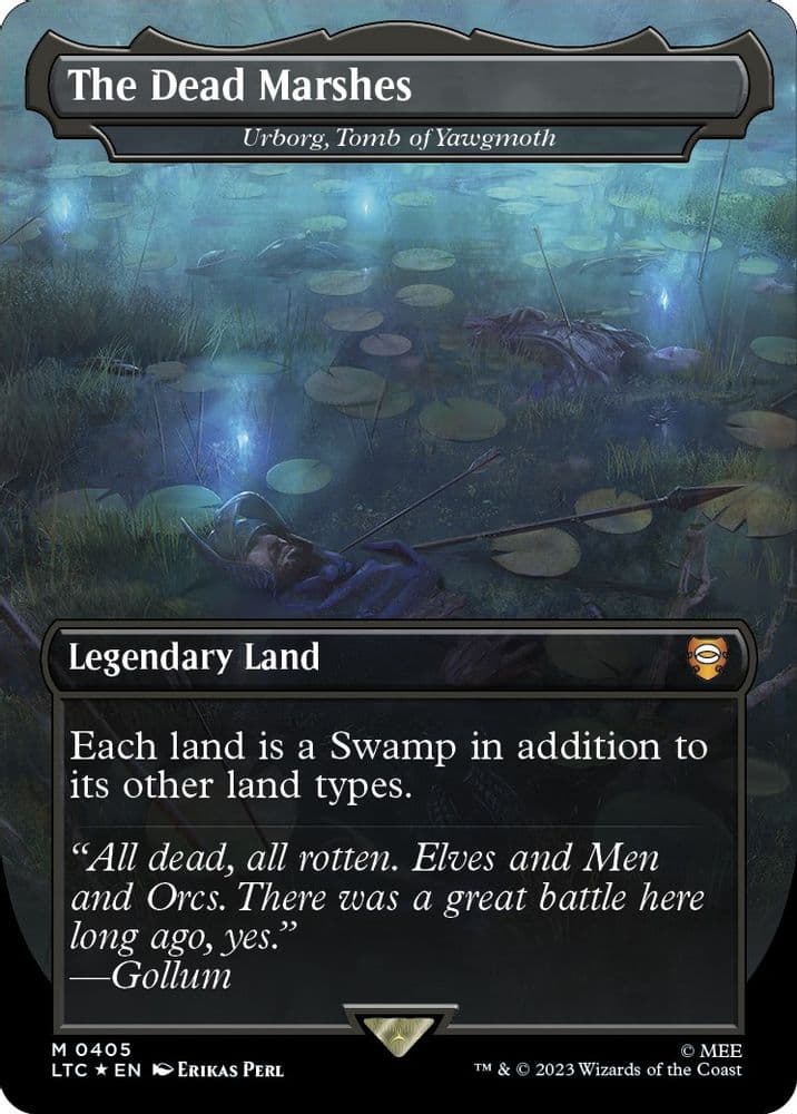 The Dead Marshes - Urborg, Tomb of Yawgmoth (Borderless · Surge Foil)