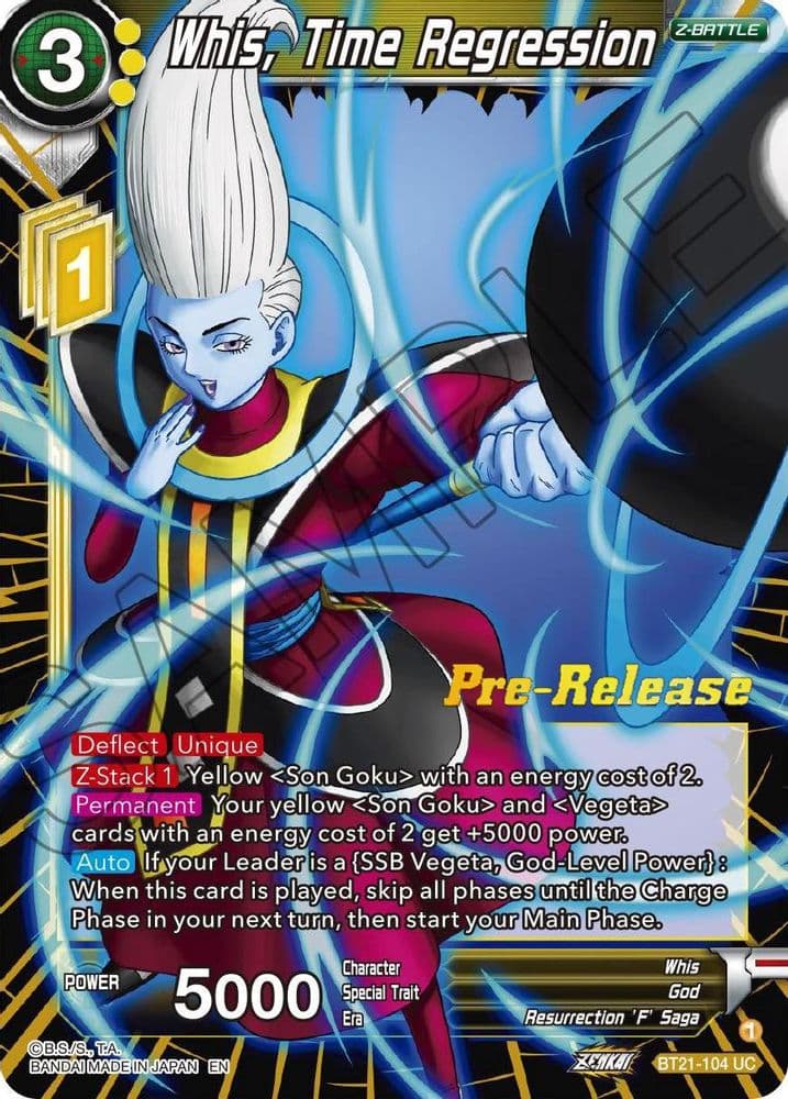 Whis, Time Regression (Pre-Release)
