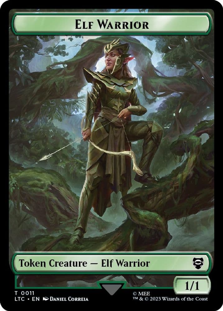 Elf Warrior // Bird (0006) Double-Sided Token