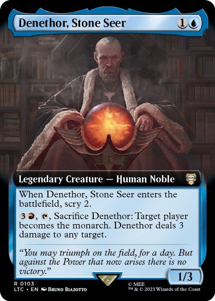 Denethor, Stone Seer (Extended Art)