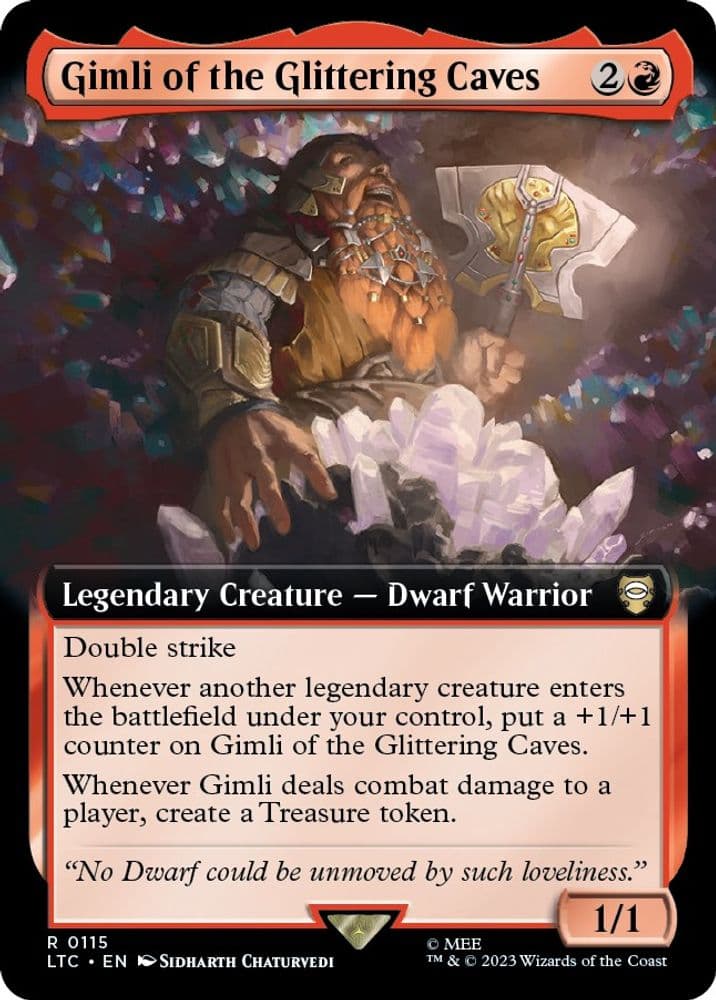 Gimli of the Glittering Caves (Extended Art)
