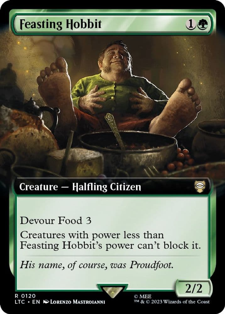 Feasting Hobbit (Extended Art)