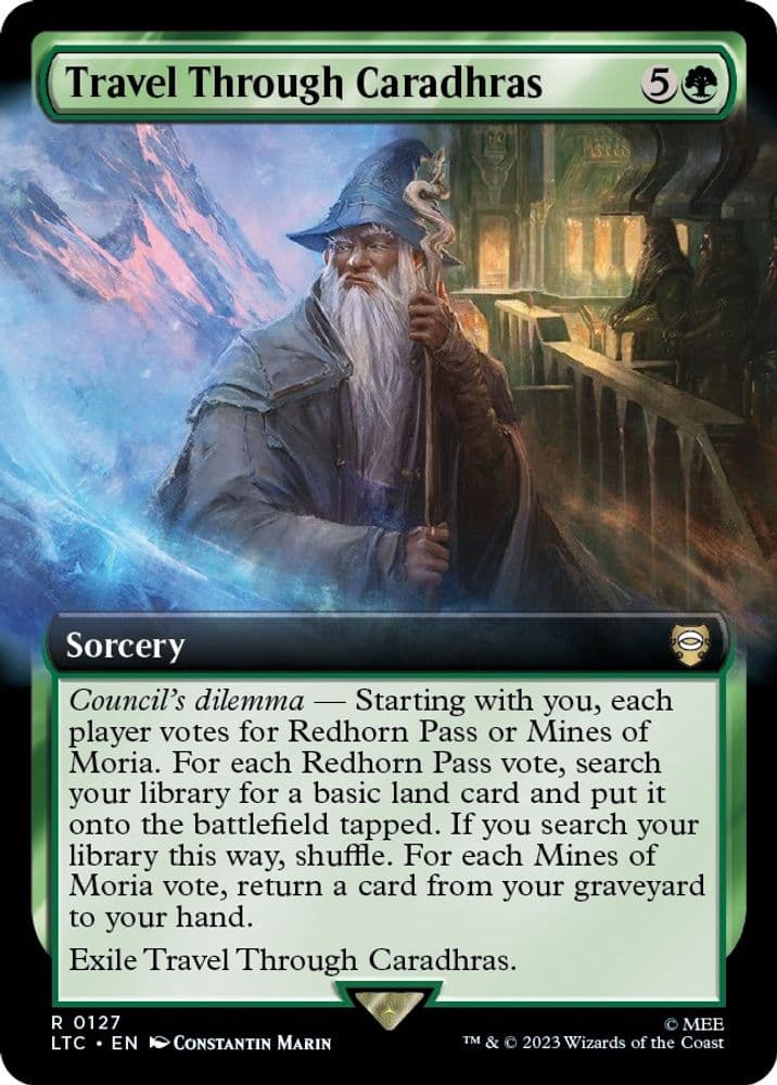 Travel Through Caradhras (Extended Art)