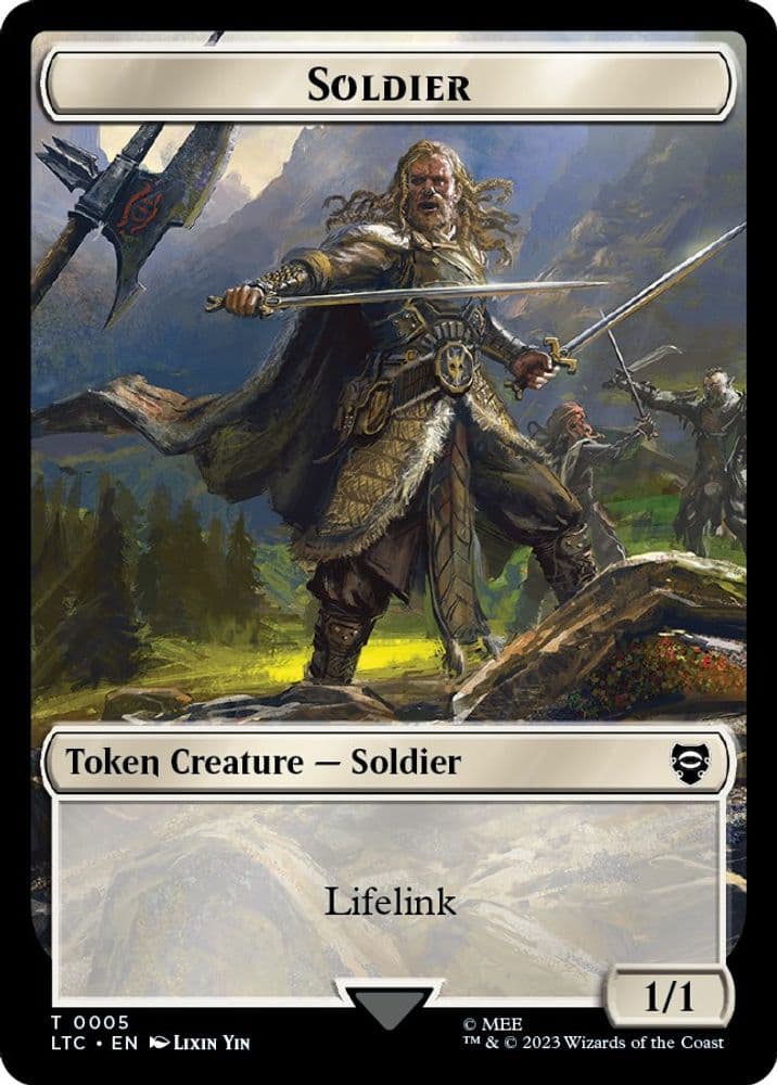 Soldier // Food (0010) Double-Sided Token