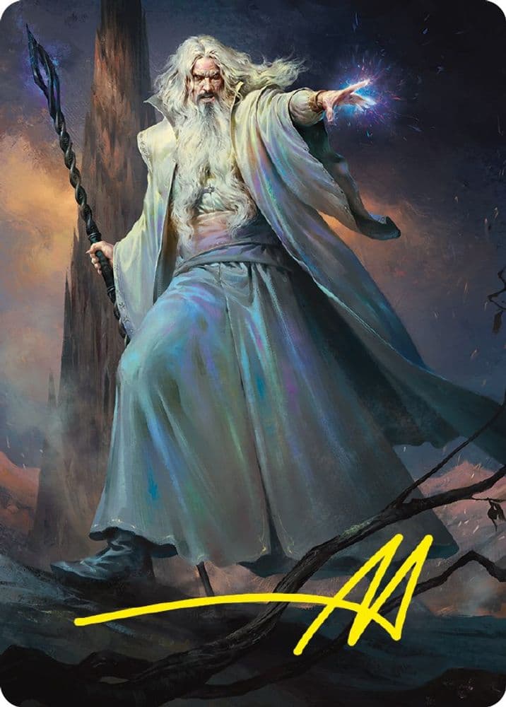 Nazgul Battle-Mace Art Card (Gold-Stamped Signature)