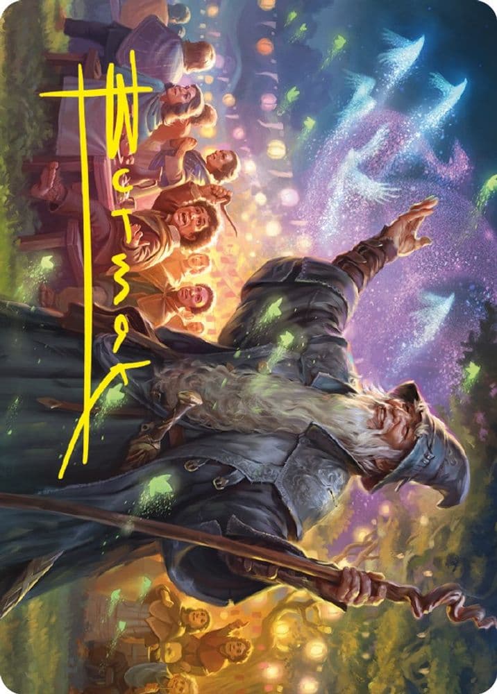Gandalf, Friend of the Shire Art Card (Gold-Stamped Signature)