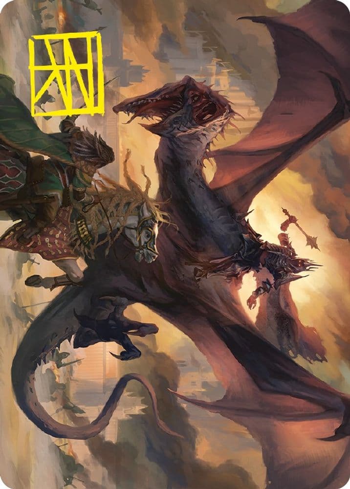 Witch-king, Bringer of Ruin Art Card (Gold-Stamped Signature)