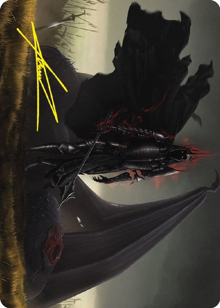 Witch-king of Angmar Art Card (Gold-Stamped Signature)
