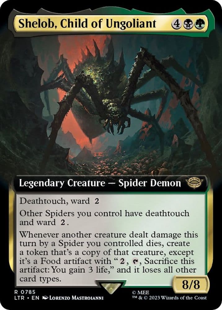 Shelob, Child of Ungoliant (Extended Art · Surge Foil)