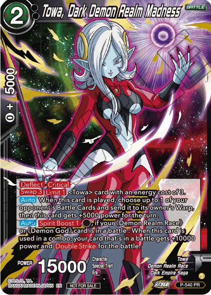 Towa, Dark Demon Realm Madness (Championship Selection Pack 2023 Vol.2 · Gold-Stamped Silver Foil)