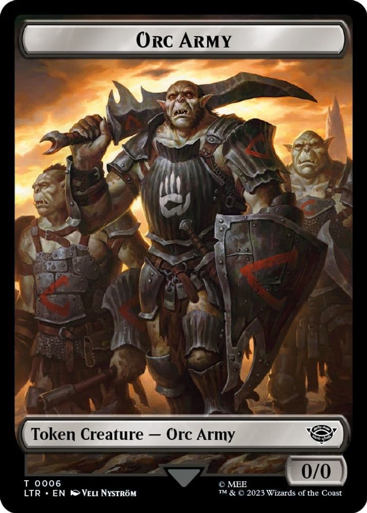 Orc Army (0006) // Food (0010) Double-Sided Token