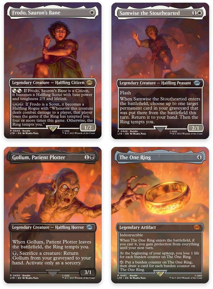 Mount Doom Scene (Set of 4)