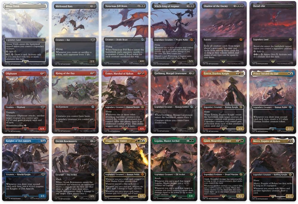Battle of the Pelennor Fields Scene (Set of 18)