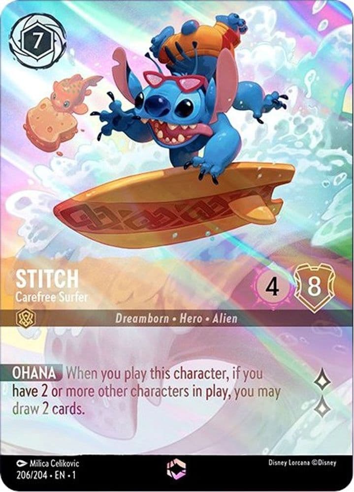 Stitch - Carefree Surfer (Enchanted)