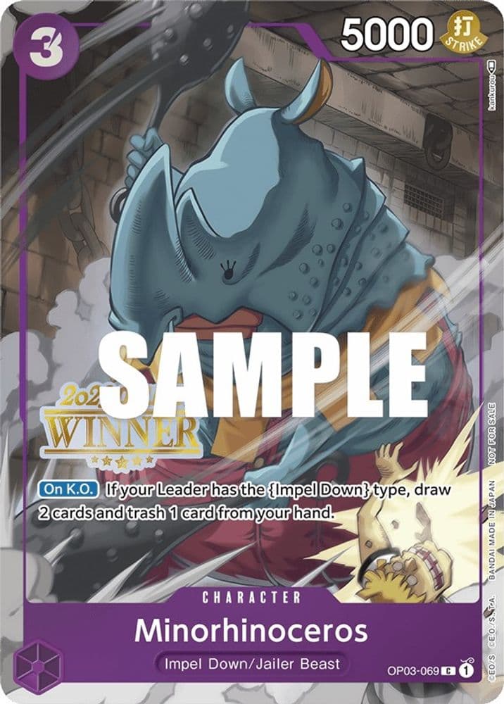 Minorhinoceros (Online Regional 2023 · Winner)