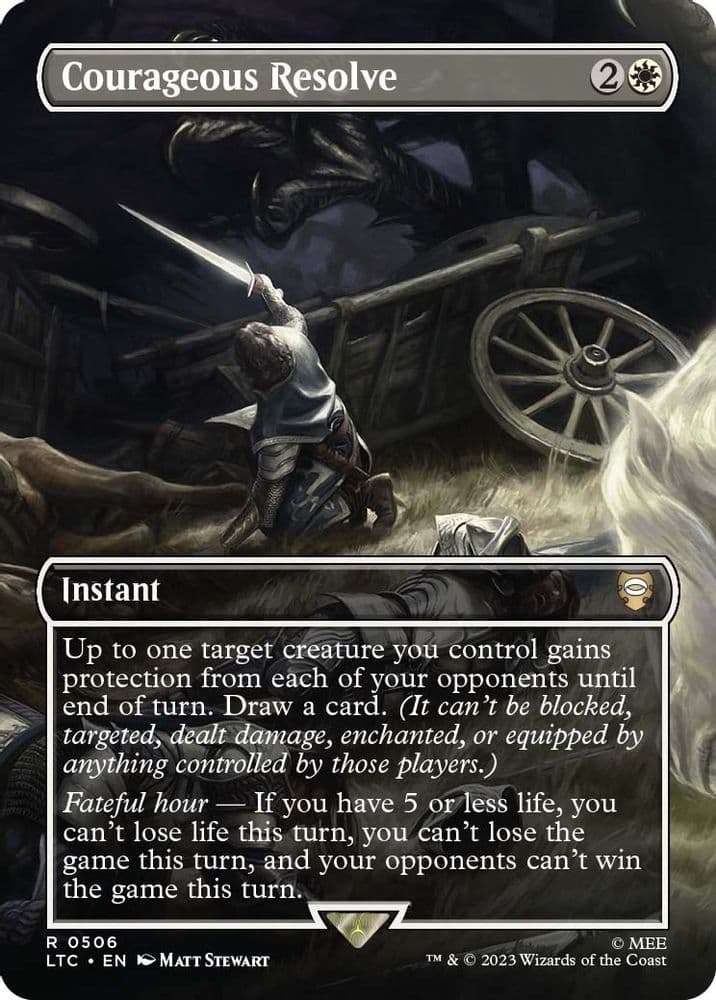 Courageous Resolve (Borderless)