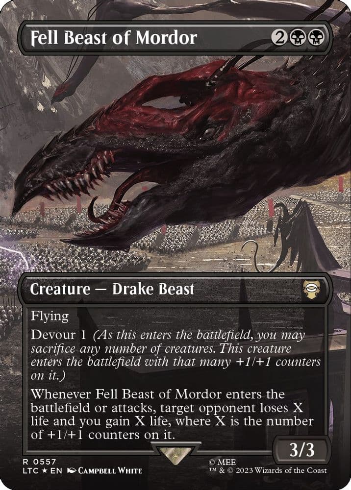 Fell Beast of Mordor (Borderless · Surge Foil)