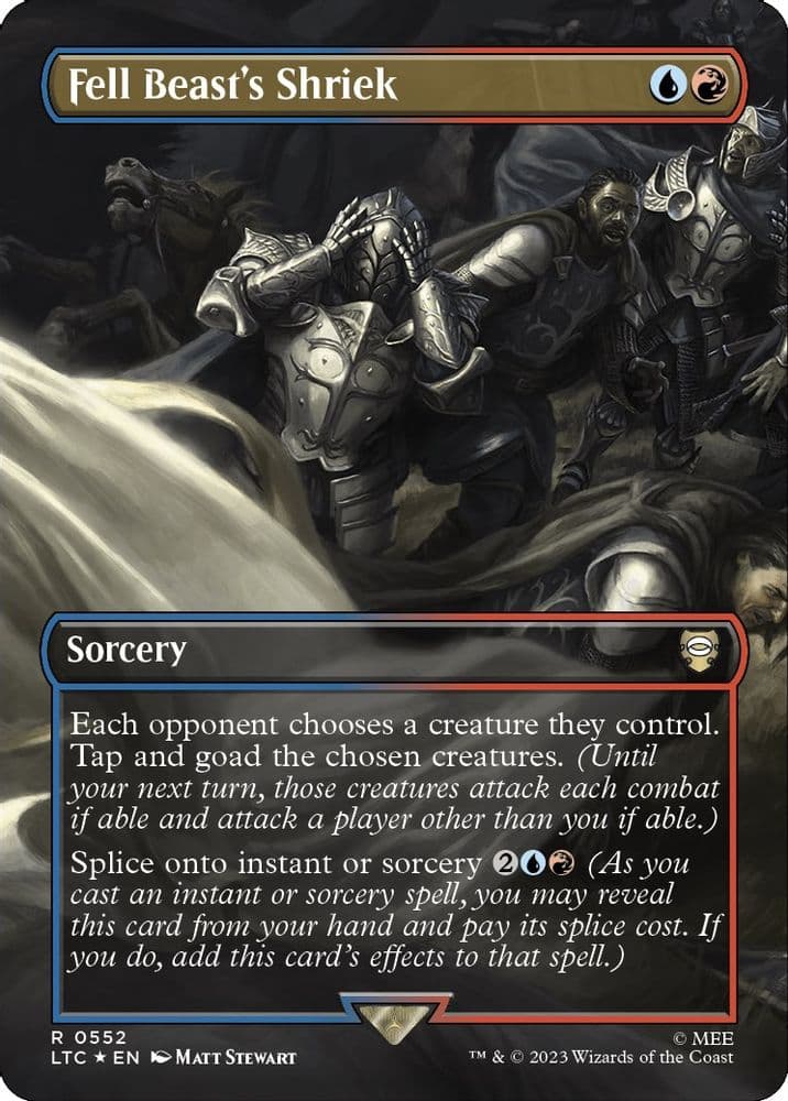 Fell Beast's Shriek (Borderless · Surge Foil)