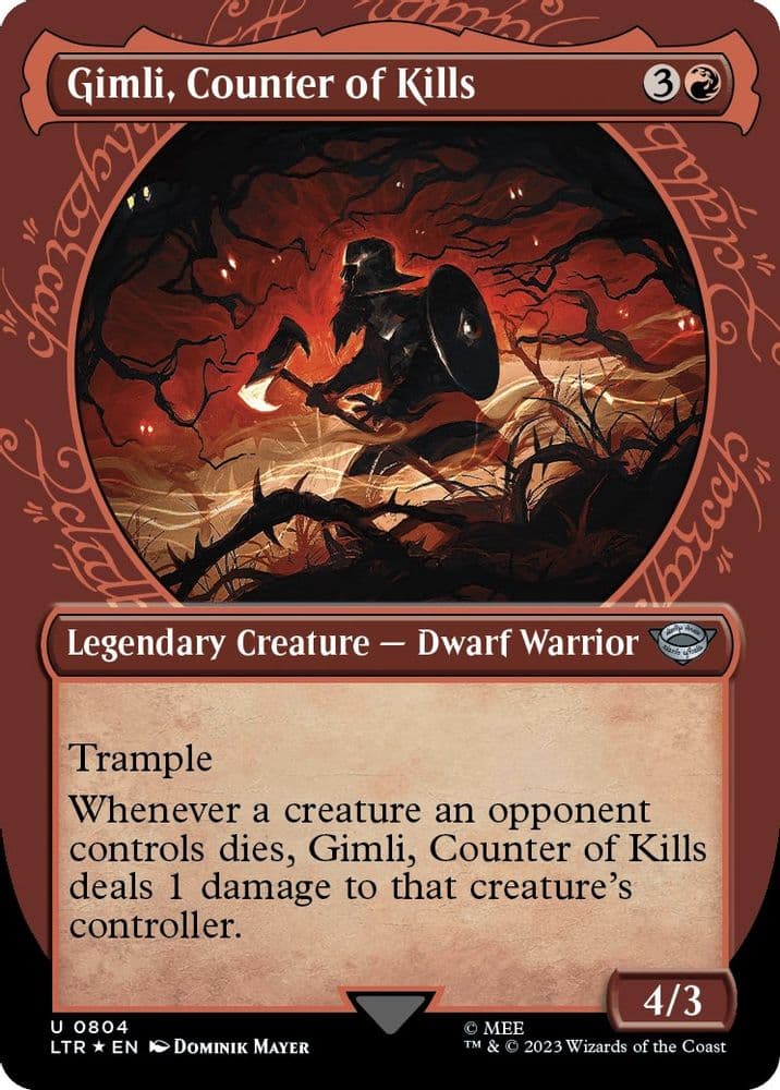 Gimli, Counter of Kills (Showcase · Surge Foil)