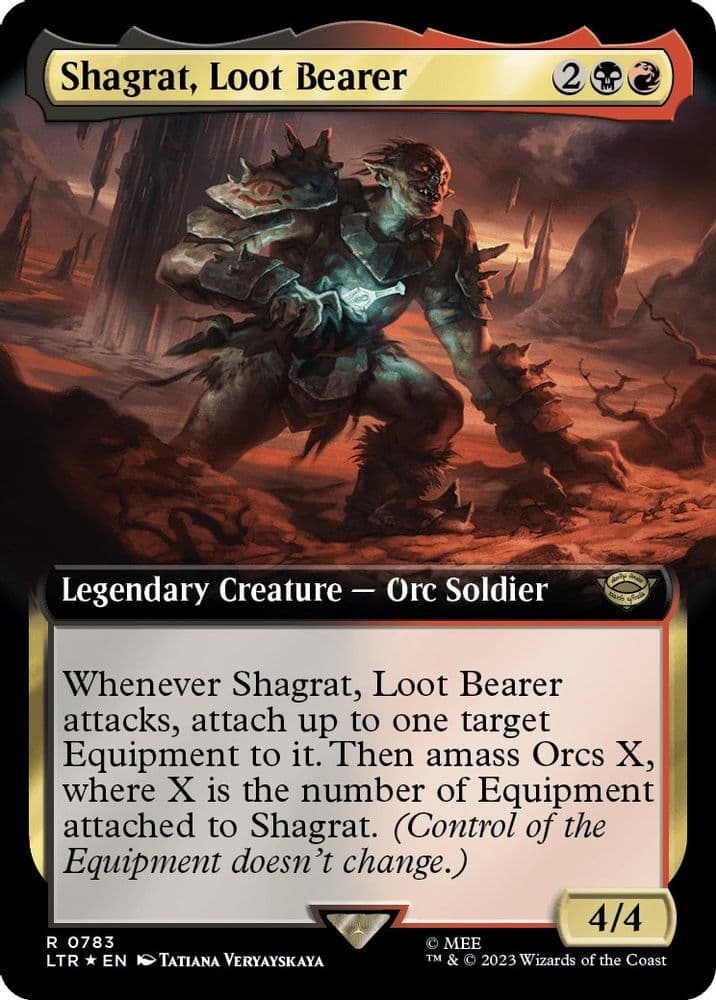 Shagrat, Loot Bearer (Extended Art · Surge Foil)