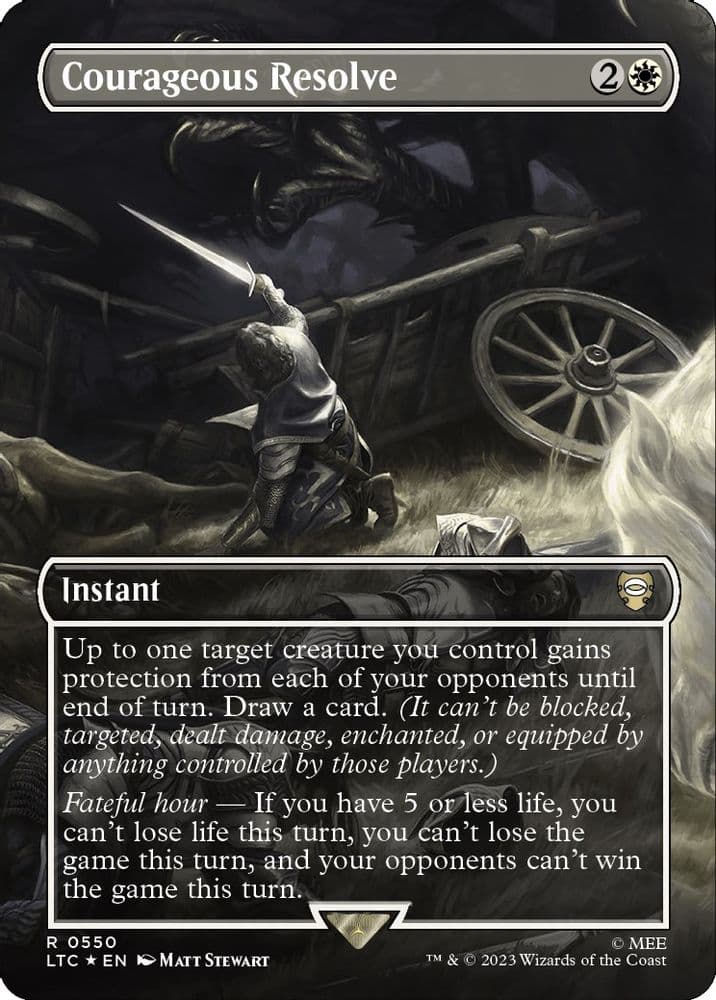 Courageous Resolve (Borderless · Surge Foil)