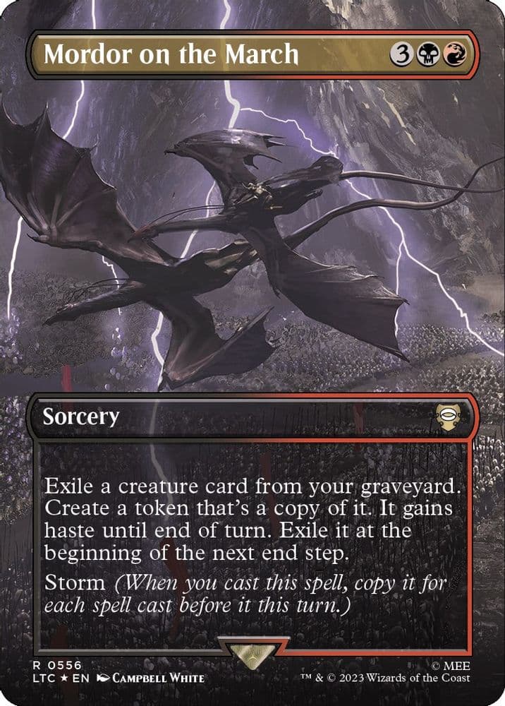 Mordor on the March (Borderless · Surge Foil)