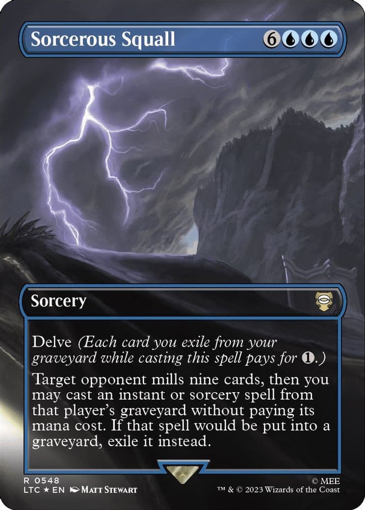 Sorcerous Squall (Borderless · Surge Foil)