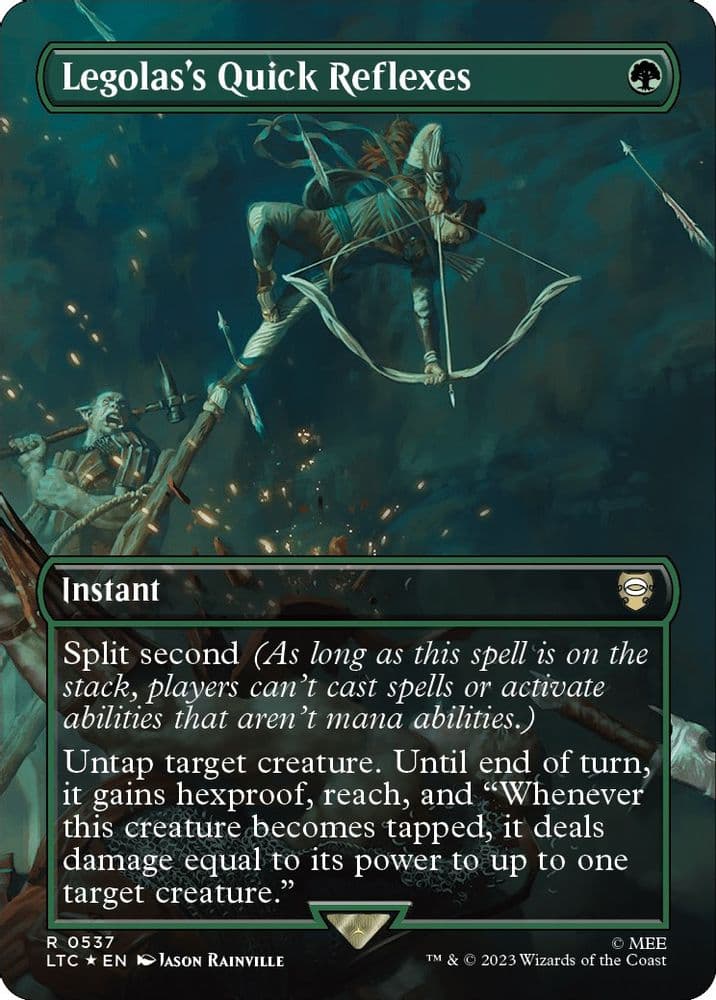 Legolas's Quick Reflexes (Borderless · Surge Foil)