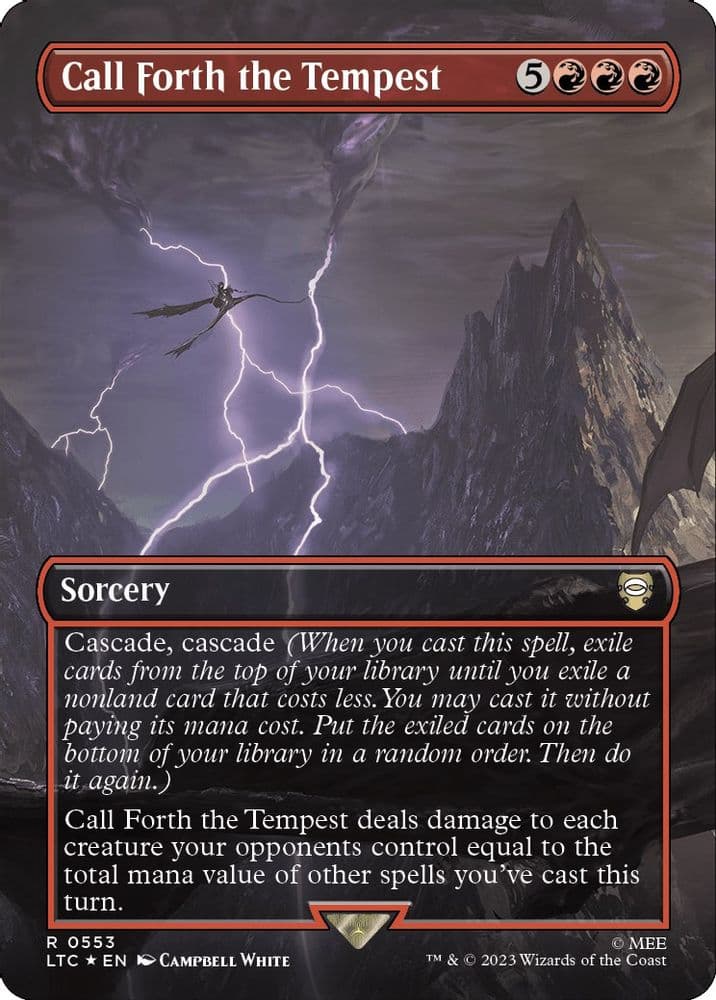 Call Forth the Tempest (Borderless · Surge Foil)