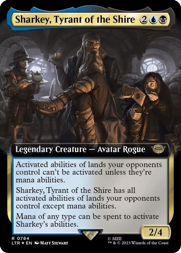 Sharkey, Tyrant of the Shire (Extended Art · Surge Foil)