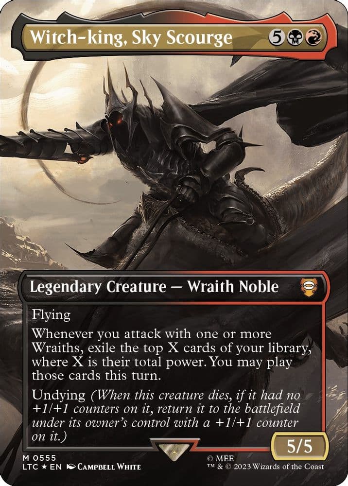 Witch-king, Sky Scourge (Borderless · Surge Foil)
