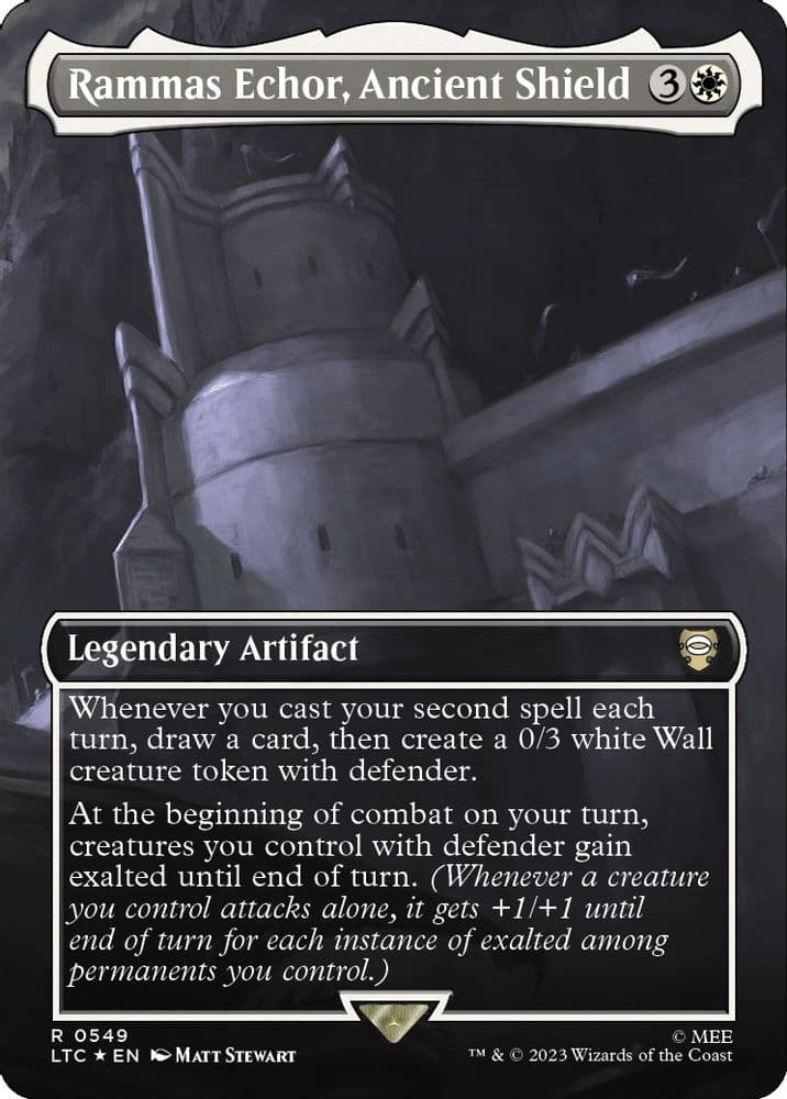 Rammas Echor, Ancient Shield (Borderless · Surge Foil)