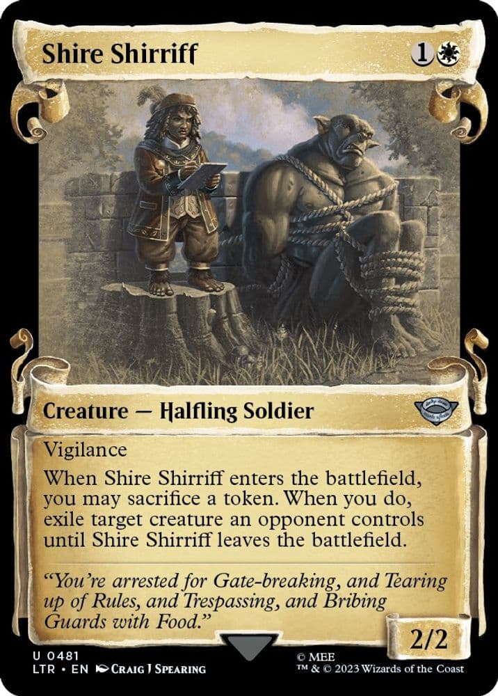 Shire Shirriff (Showcase Scrolls)