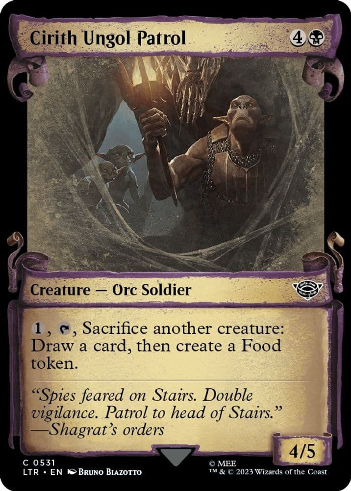 Cirith Ungol Patrol (Showcase Scrolls)