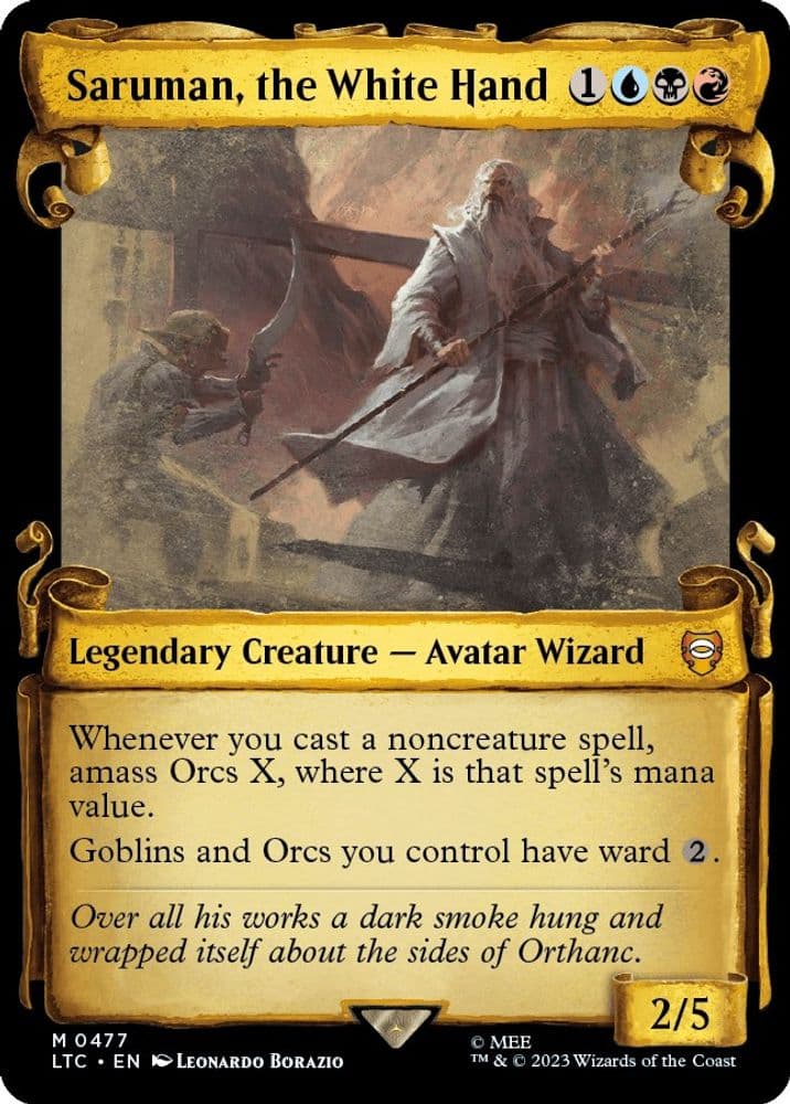Saruman, the White Hand (Showcase Scrolls)