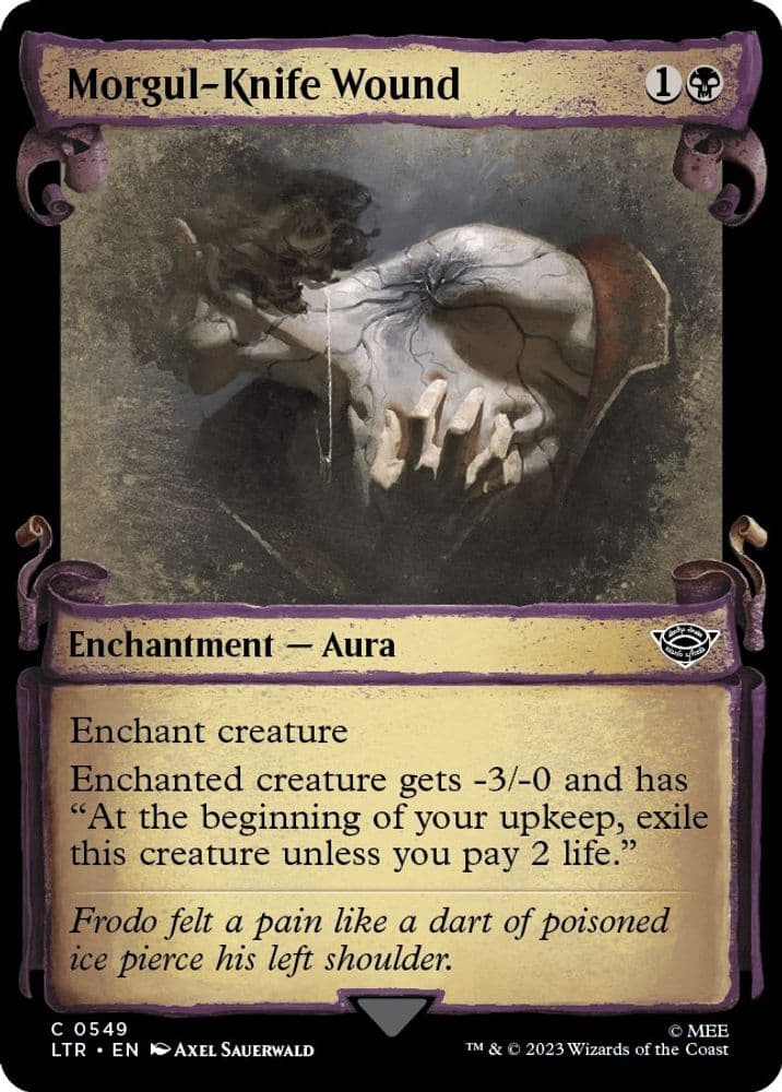 Morgul-Knife Wound (Showcase Scrolls)