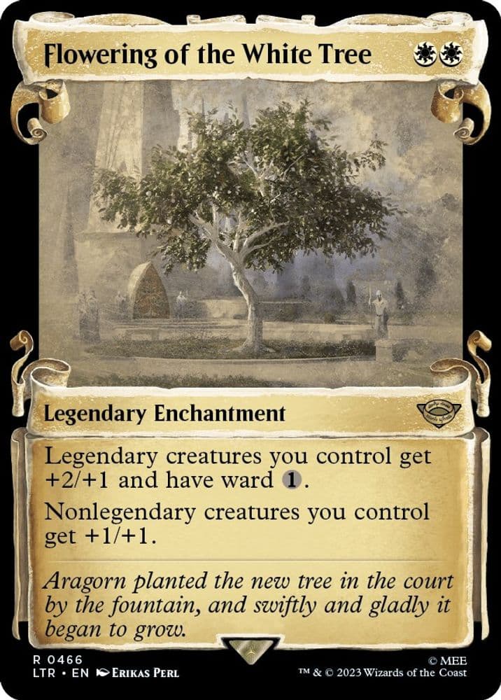 Flowering of the White Tree (Showcase Scrolls)