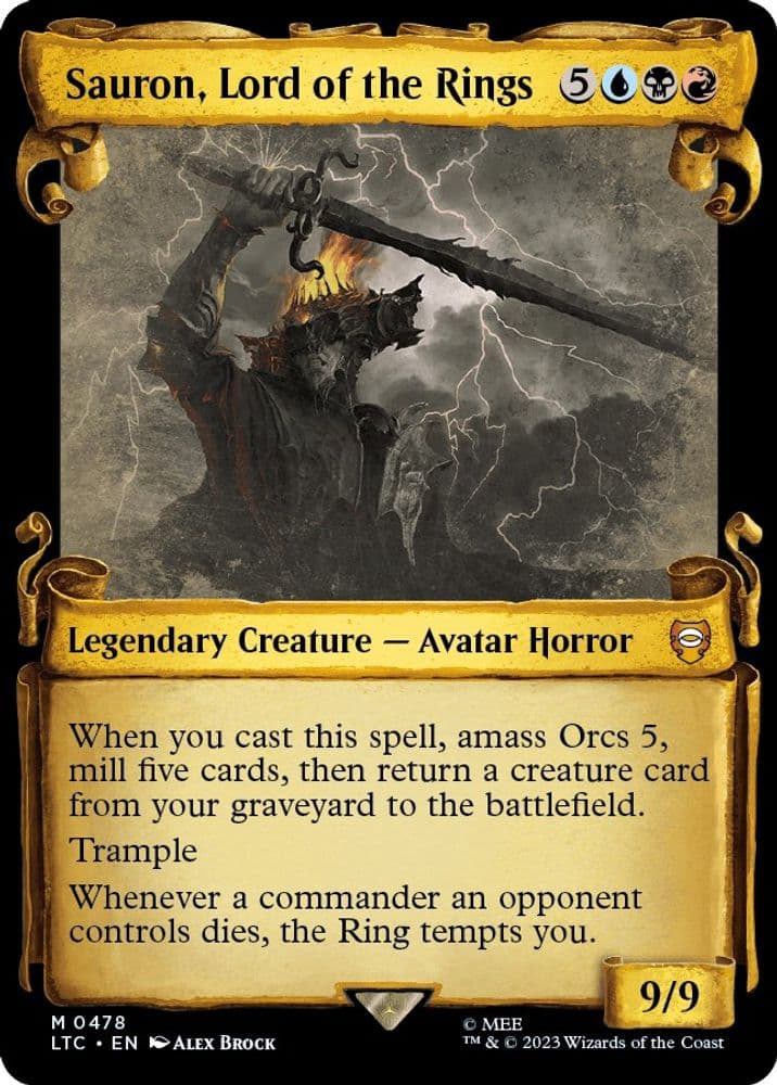Sauron, Lord of the Rings (Showcase Scrolls)