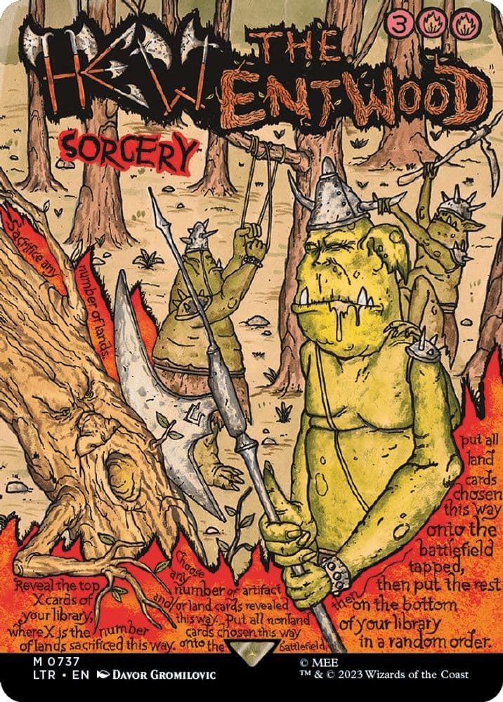 Hew the Entwood (Borderless Poster)