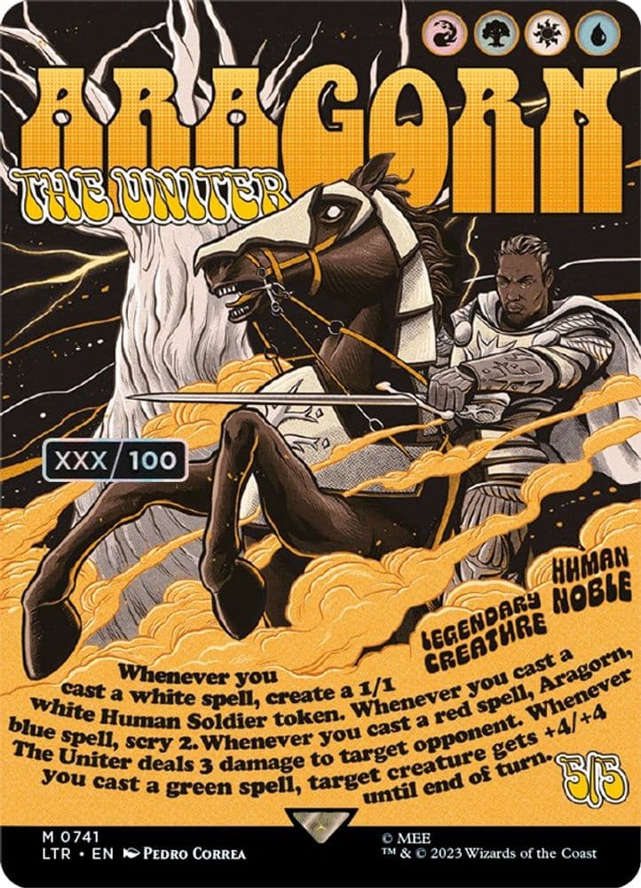 Aragorn, the Uniter (Borderless Poster · Serial Numbered)