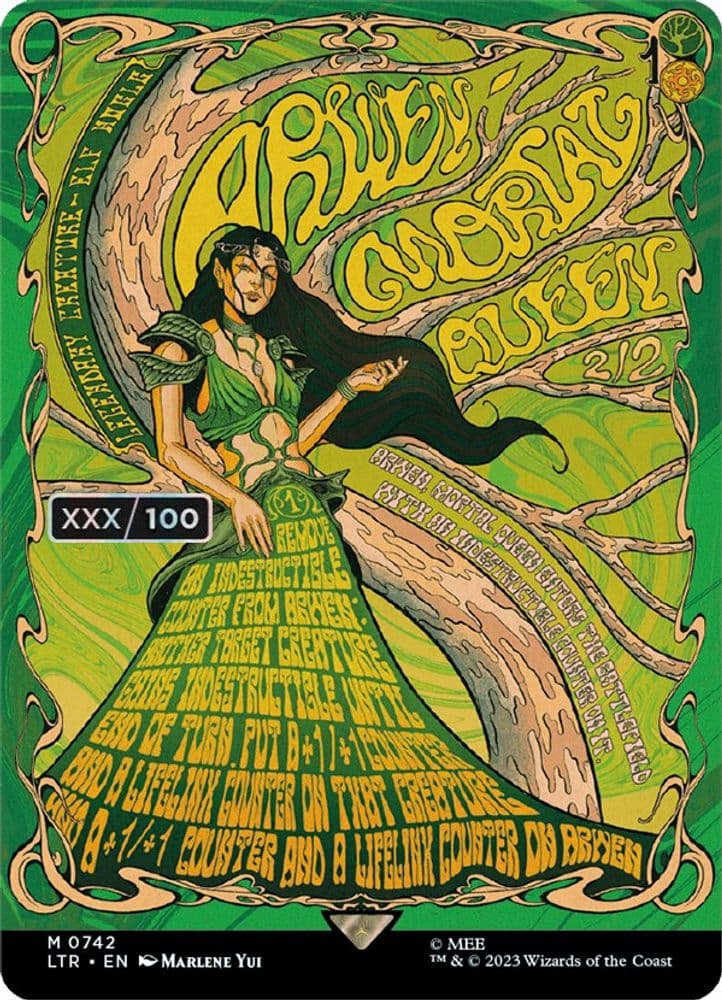 Arwen, Mortal Queen (Borderless Poster · Serial Numbered)