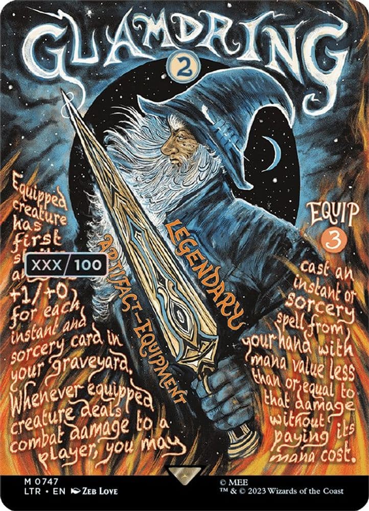 Glamdring (Borderless Poster · Serial Numbered)