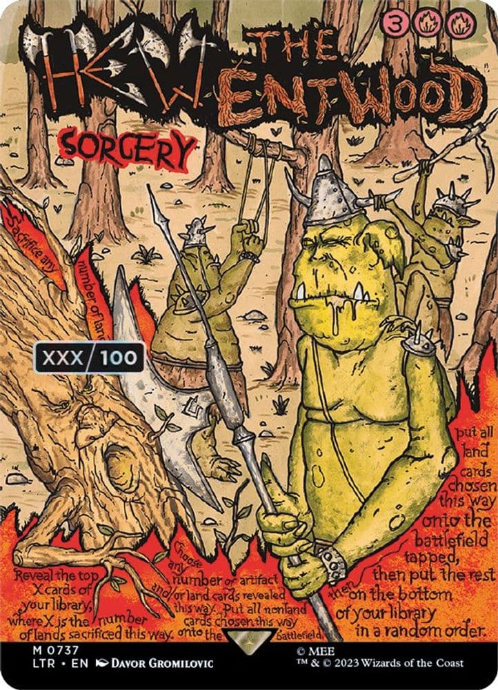 Hew the Entwood (Borderless Poster · Serial Numbered)