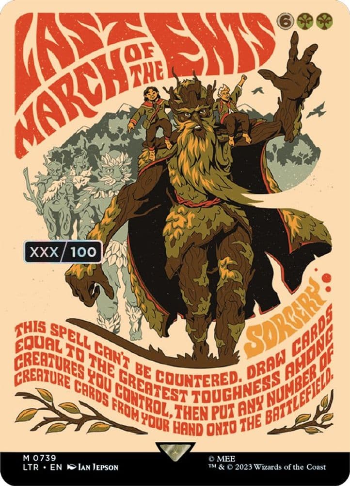 Last March of the Ents (Borderless Poster · Serial Numbered)
