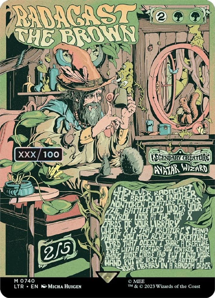 Radagast the Brown (Borderless Poster · Serial Numbered)