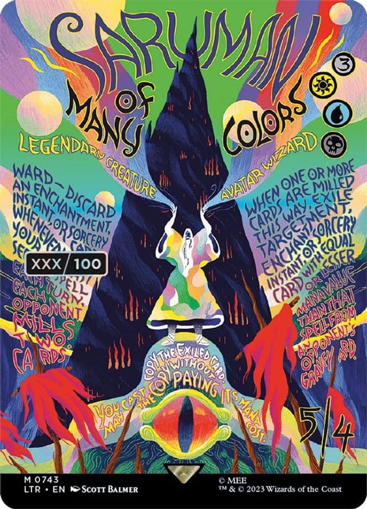 Saruman of Many Colors (Borderless Poster · Serial Numbered)