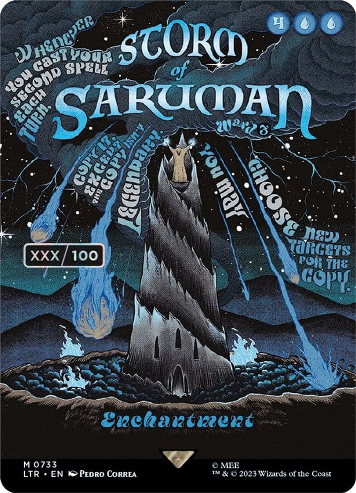 Storm of Saruman (Borderless Poster · Serial Numbered)