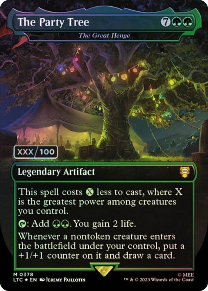 The Party Tree - The Great Henge (Borderless · Serial Numbered)