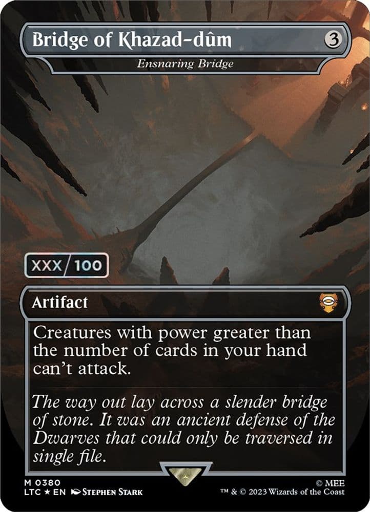 Bridge of Khazad-dum - Ensnaring Bridge (Borderless · Serial Numbered)