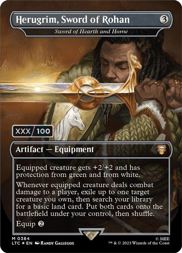 Herugrim, Sword of Rohan - Sword of Hearth and Home (Borderless · Serial Numbered)